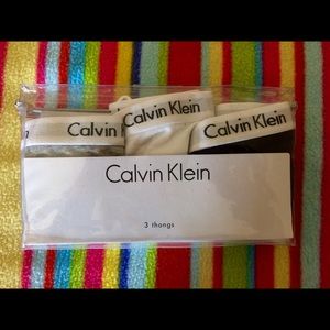 Calvin Klein 3pack Sports Thongs